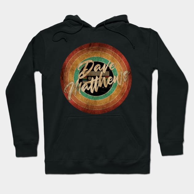 Dave Matthews Vintage Circle Art Hoodie by antongg